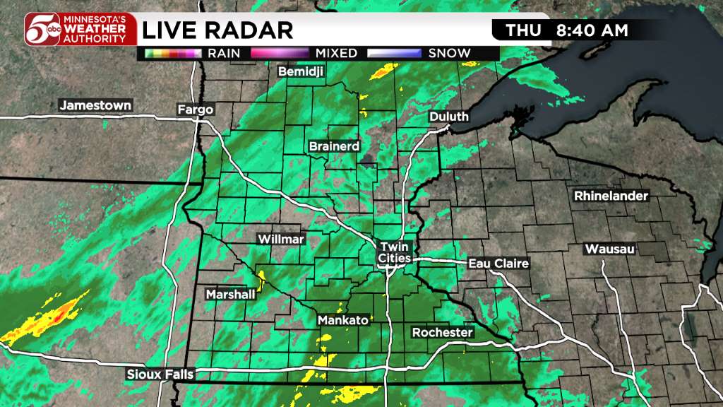 Thursday weather: Cool and wet day ahead — KSTP 5, Burnsville Community news