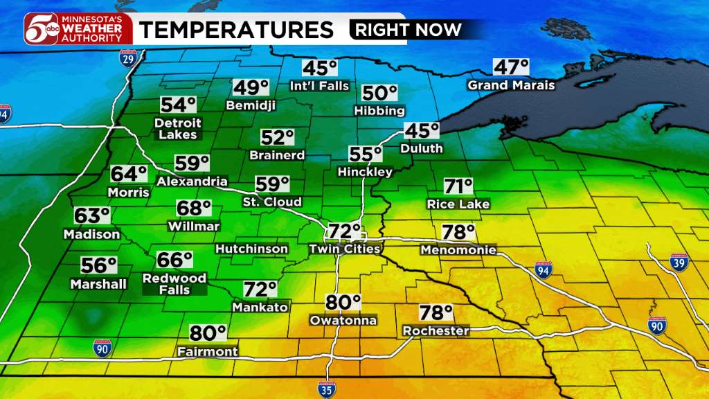 Monday weather: Warm temps continue — KSTP 5