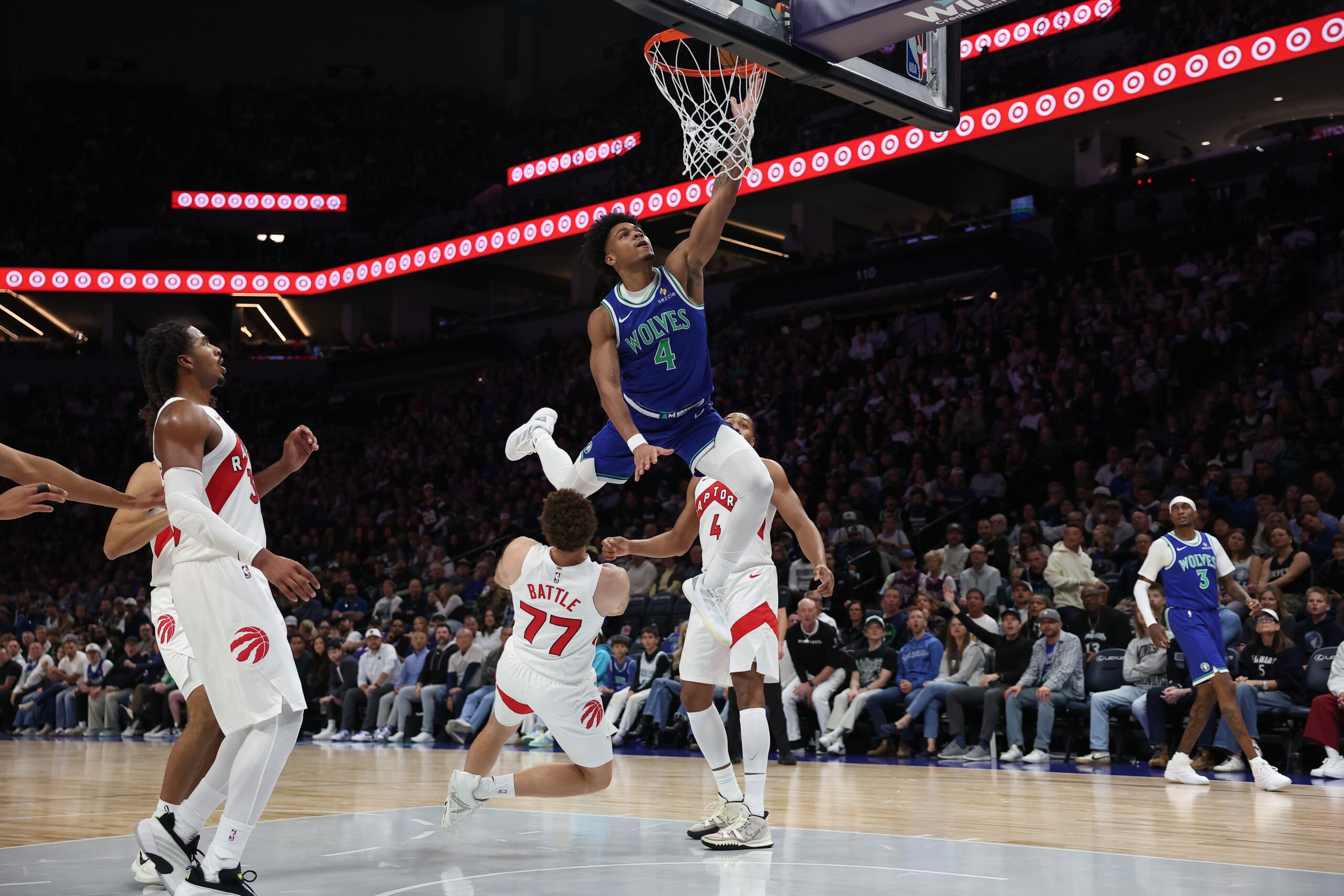 Timberwolves stay unbeaten with 117-94 win over Raptors in home opener — KSTP 5, Burnsville Sports news