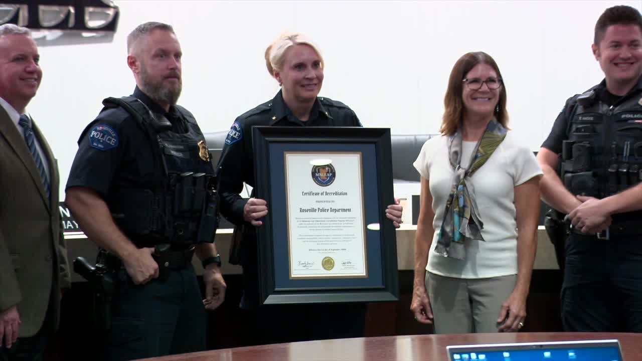 Roseville Police Department becomes first state-accredited agency, chief touts immediate impact — KSTP 5, Burnsville Government news