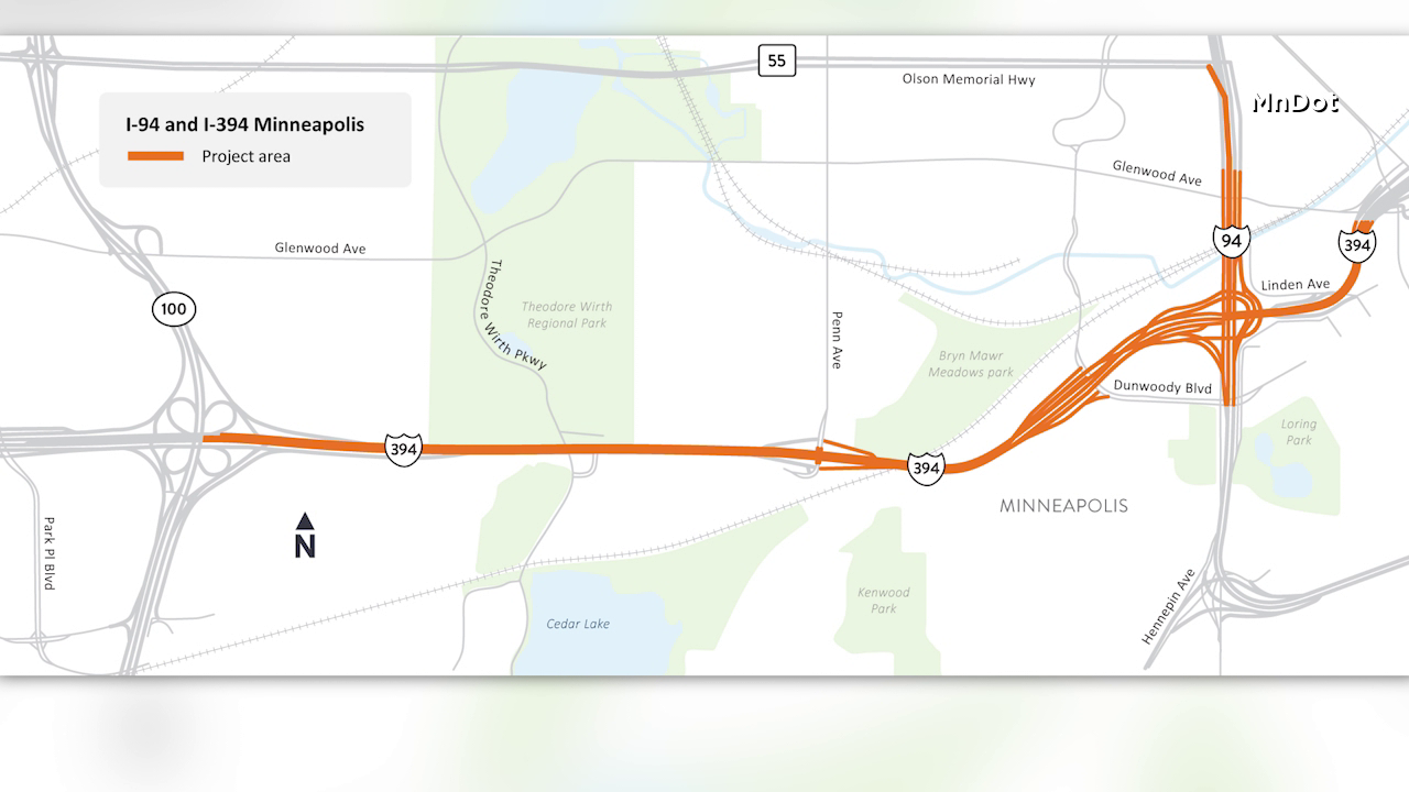 Eastbound I-394 in Minneapolis closing all weekend for highway repairs — KSTP 5, Burnsville Business news