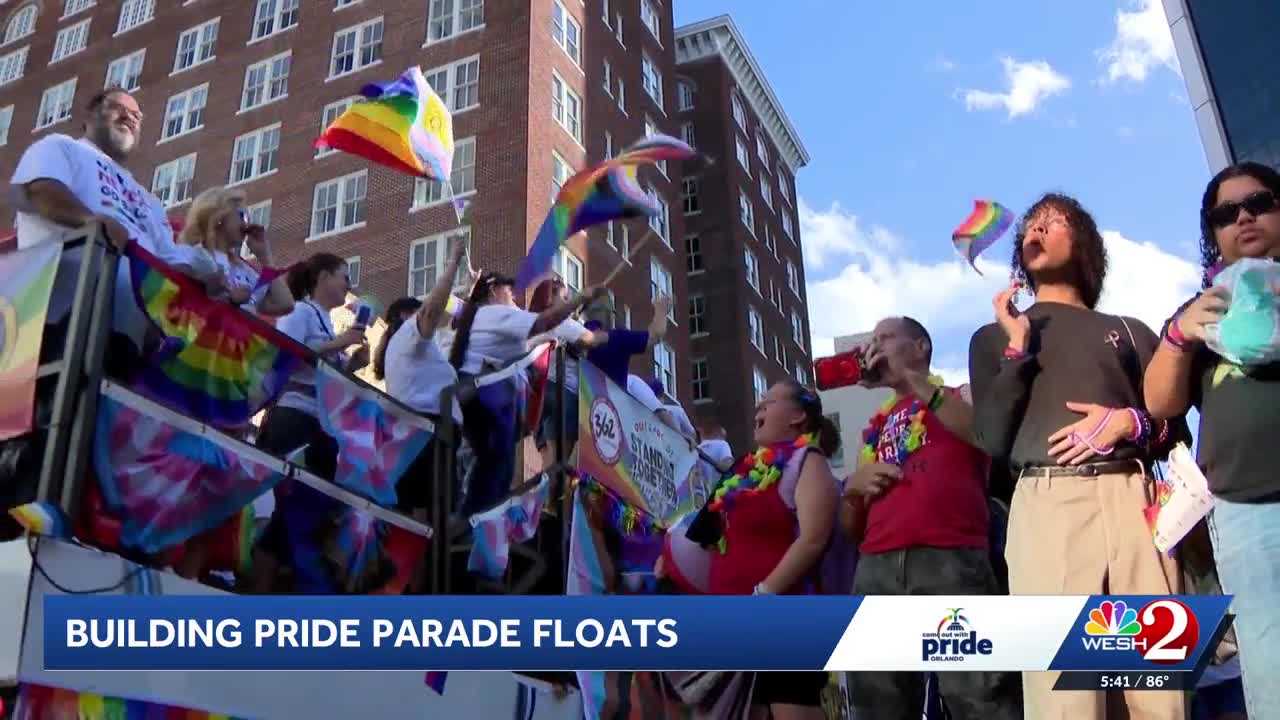 Inside the Central Florida workshop helping create floats for Come Out With Pride — WESH 2 Orlando, Burnsville Business news
