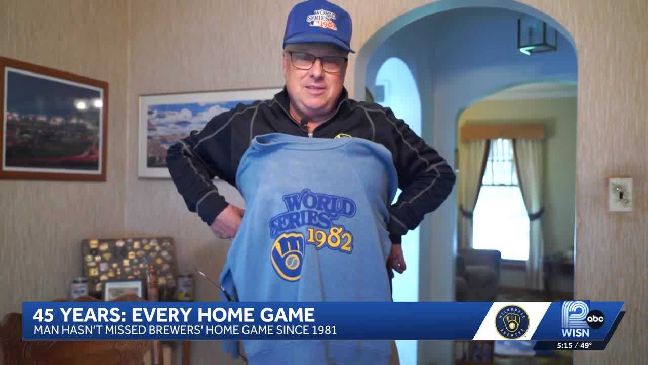 He hasn't missed a game since 1981, now he's hoping for a World Series win — WISN 12 Milwaukee, Burnsville Sports news