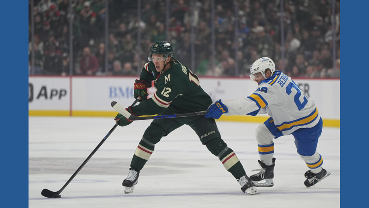 Matt Boldy has 5th career hat trick and Wild beat Blues 5-4 — KARE 11 Sports, Burnsville Sports news
