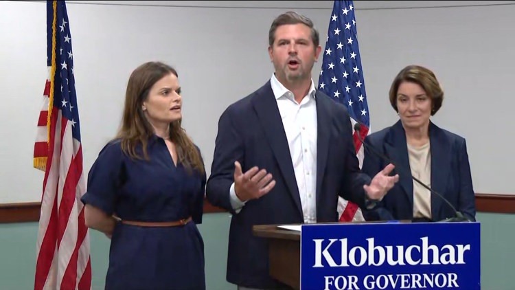 Parents of Harper Moyski backing Amy Klobuchar for governor — KARE 11 Local, Burnsville Community news
