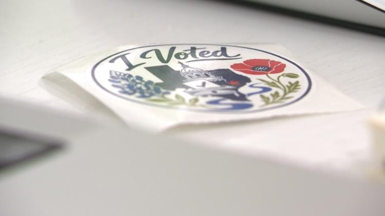 Too young to vote, but making her mark | Williamson County teen designs winning 'I Voted' sticker — KVUE (Austin), Burnsville Schools news